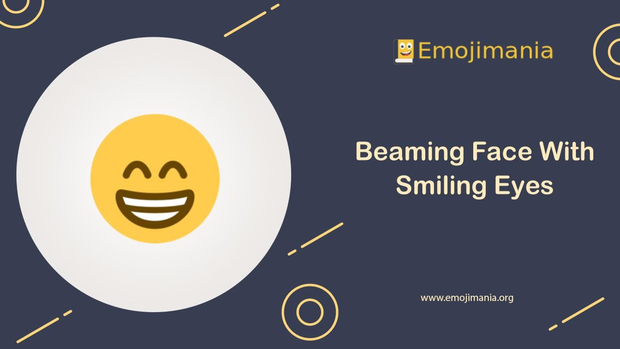 😁 Meaning | Beaming Face With Smiling Eyes Emoji | Copy and Paste