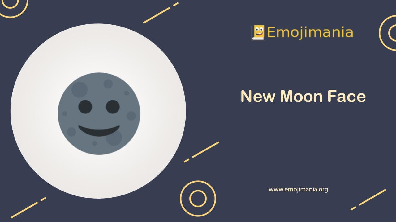 🌚 Meaning New Moon Face Emoji Copy and Paste