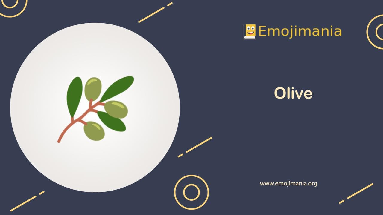 🫒 Meaning Olive Emoji Copy and Paste