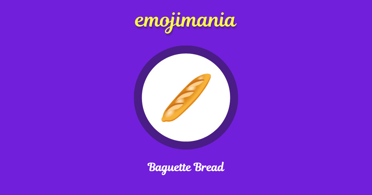 Baguette Bread Emoji copy and paste