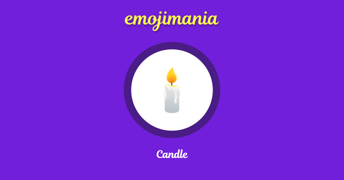 Candle Emoji copy and paste