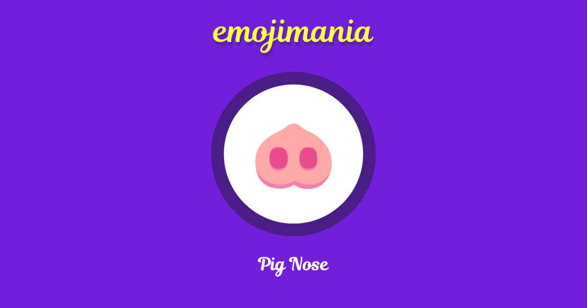 pig-nose-emoji-poster-for-sale-by-popular-gifts-redbubble