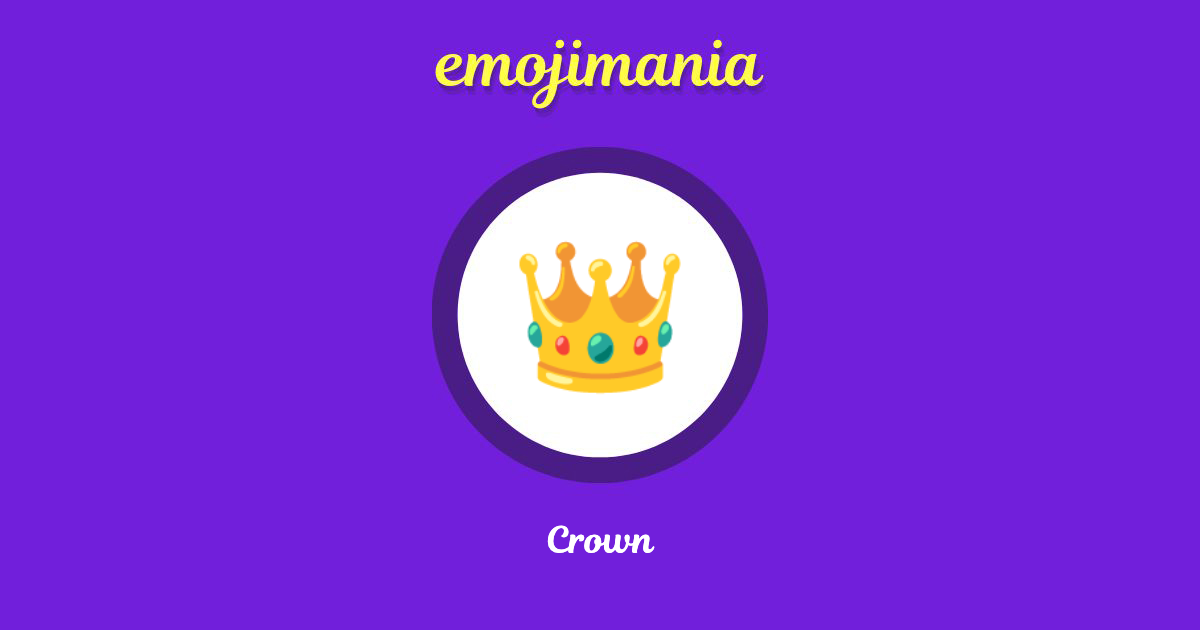 Crown Emoji copy and paste