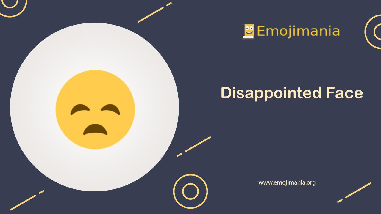disappointed emoticon copy and paste