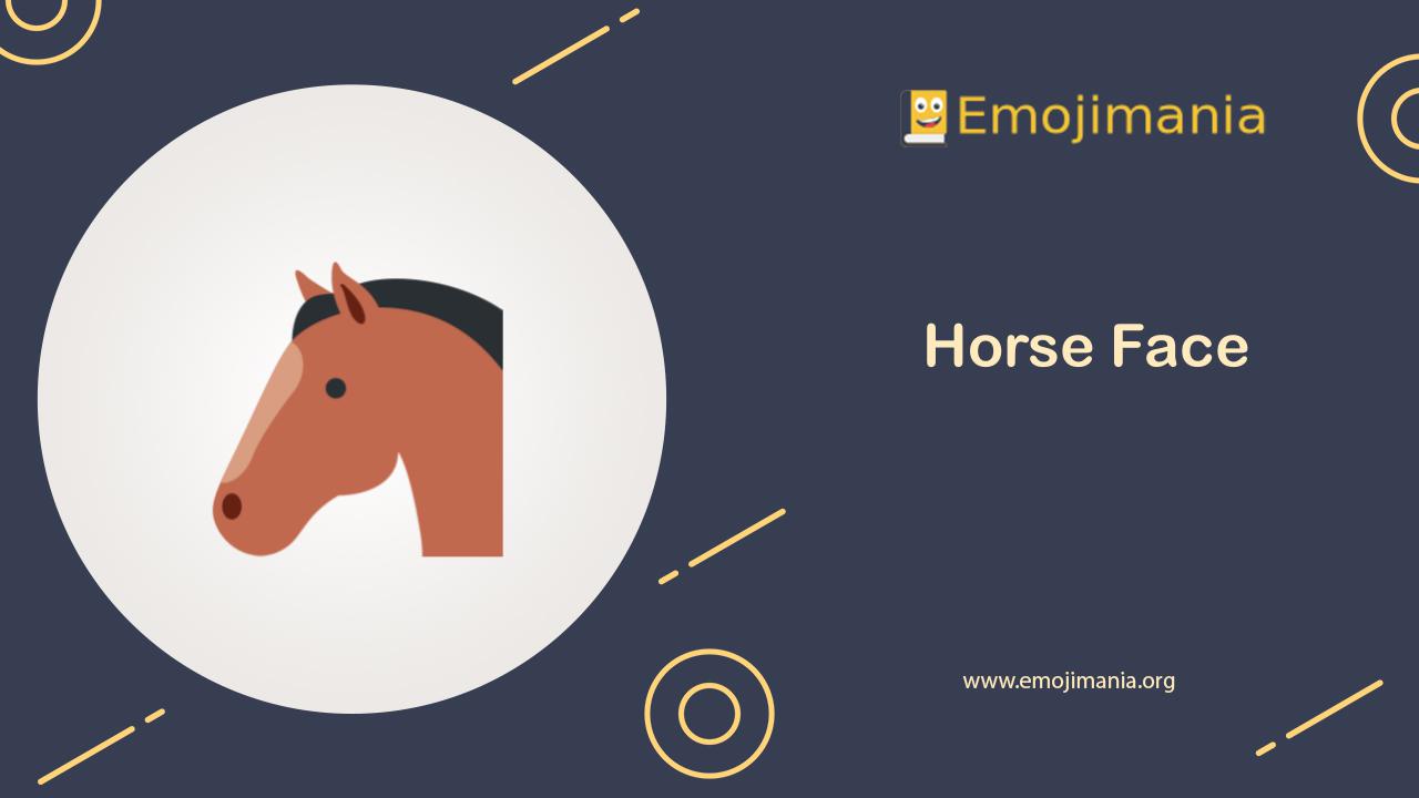 🐴 Meaning Horse Face Emoji Copy and Paste