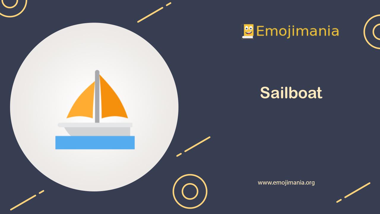 sailboat emoji