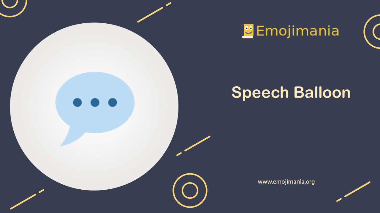 definition of speech balloon