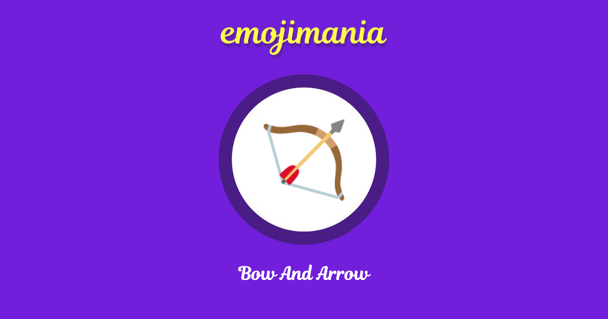 bow-and-arrow-emoji-copy-paste-emojimania