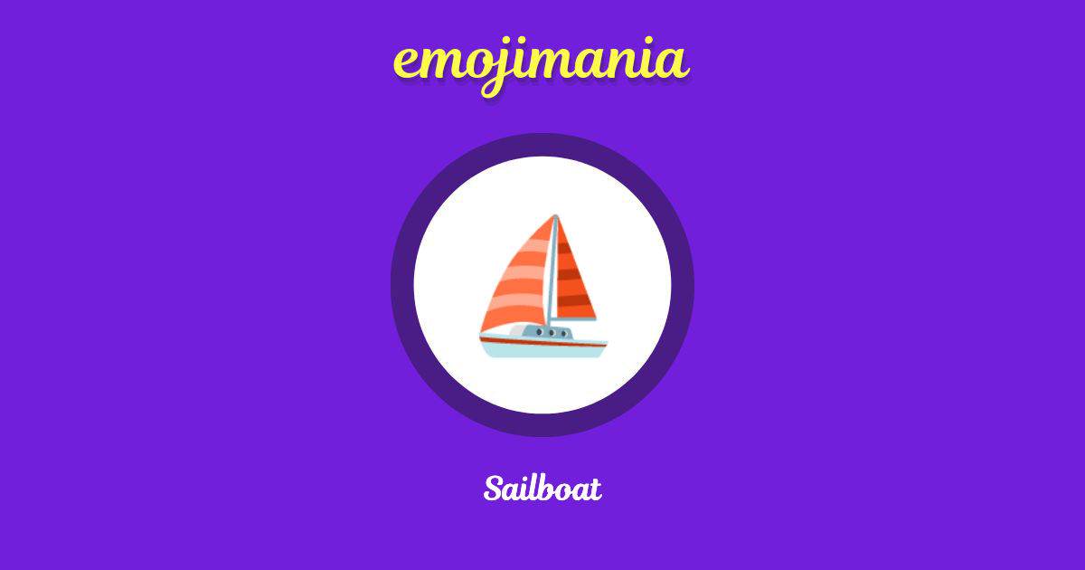 sailboat emoji